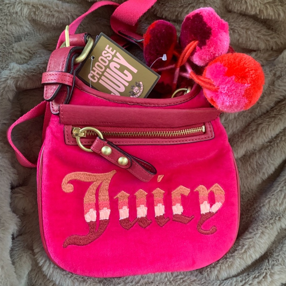 NEW - Juicy Couture Pink Crossbody Bag